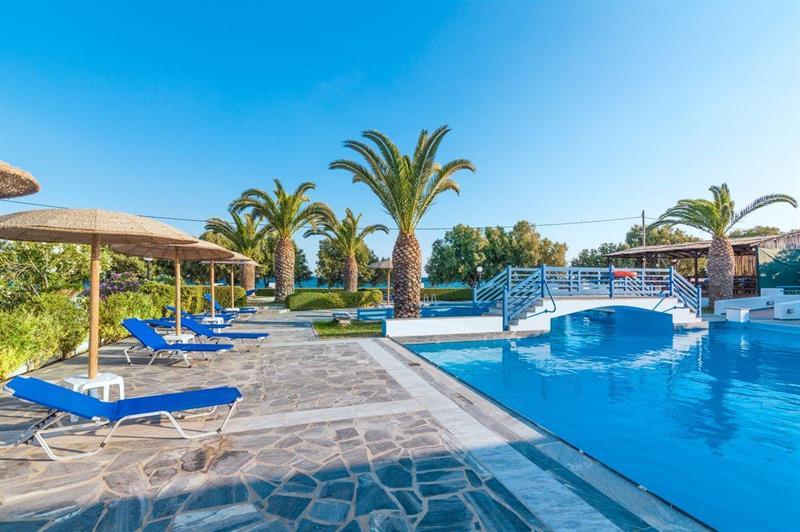 Zefiros Beach Hotel Mykali Exterior photo